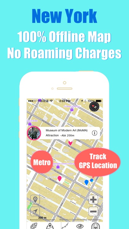 New York City travel guide with offline map and NYC mta subway transit by BeetleTrip