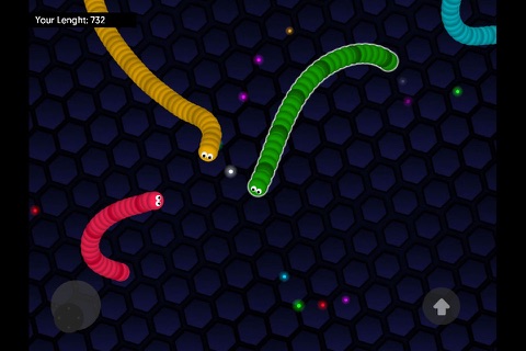 Endless Snake.io - Never Ending Slither Worm Eater Color Dot Game screenshot 3