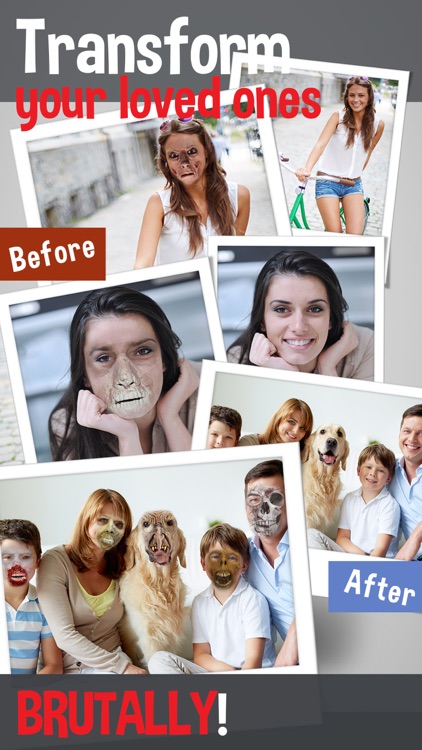 Zombie Face Maker - Turn Your Pic Into a Scary and Ugly Creature Photo Booth