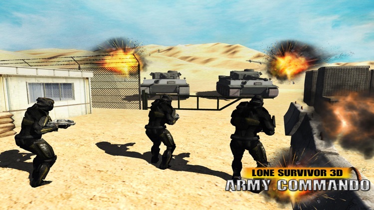 Lone Survivor 3D Army Commando - Frontline S.W.A.T Army Rifle Shooting Game