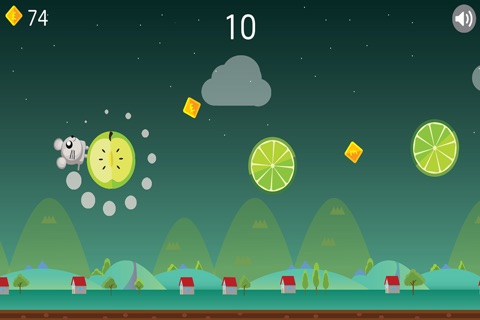 Panda Fruit Jump screenshot 2