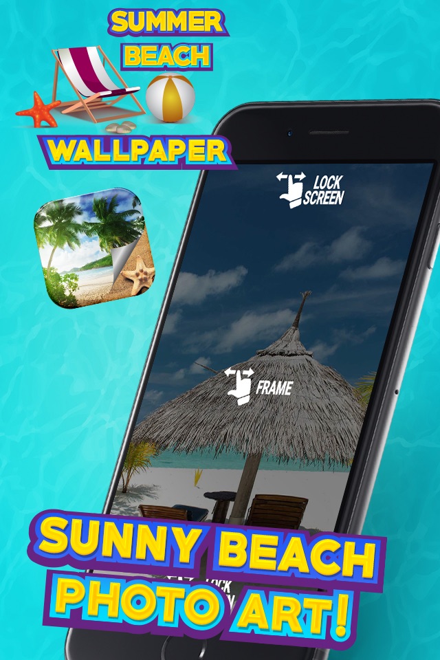 Summer Beach Wallpaper – Beautiful Tropical Island and Paradise Vacation Background.s screenshot 2