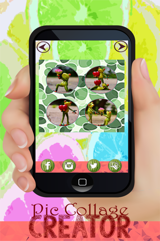 Pic Collage Creator Free – Summer Frames & Cool Patterns in Photo Grid Maker and Editor screenshot 3