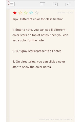 readPad Notes screenshot 4