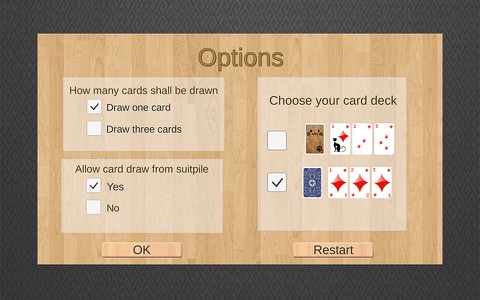 Solitaire Euchre card game - The retro classic style with 52 cards screenshot 3