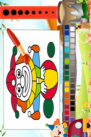 Circus Coloring Book  for Children : Learn to Drawing Painting color the world of the circus for kindergarten and pre-school screenshot 4