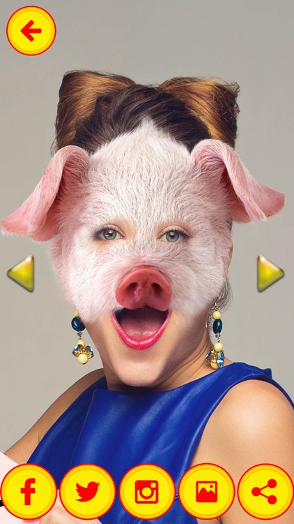 Pig Face Photo Stickers – Funny Face Changer and Animal Head Picture Montage Maker screenshot-3