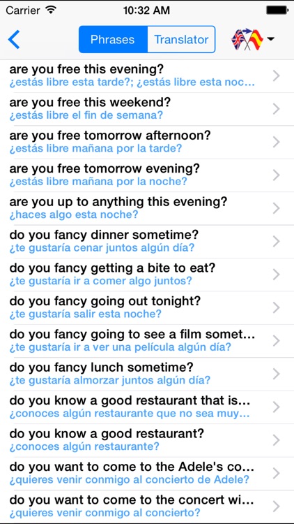 English-Spanish Love & Sex Translator (Offline)