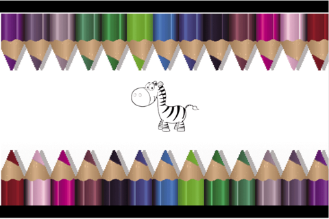 zebra zebra book - Fun Coloring App Free coloring books for kids screenshot 3
