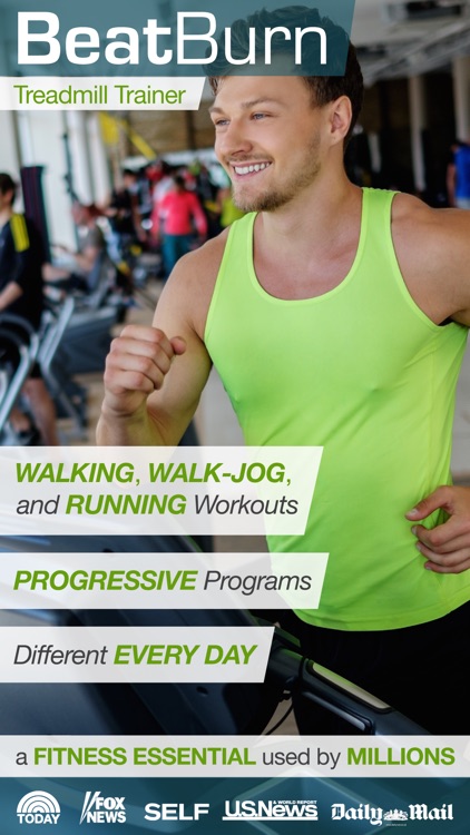 BeatBurn Treadmill Trainer - Walking, Running, and Jogging Workouts