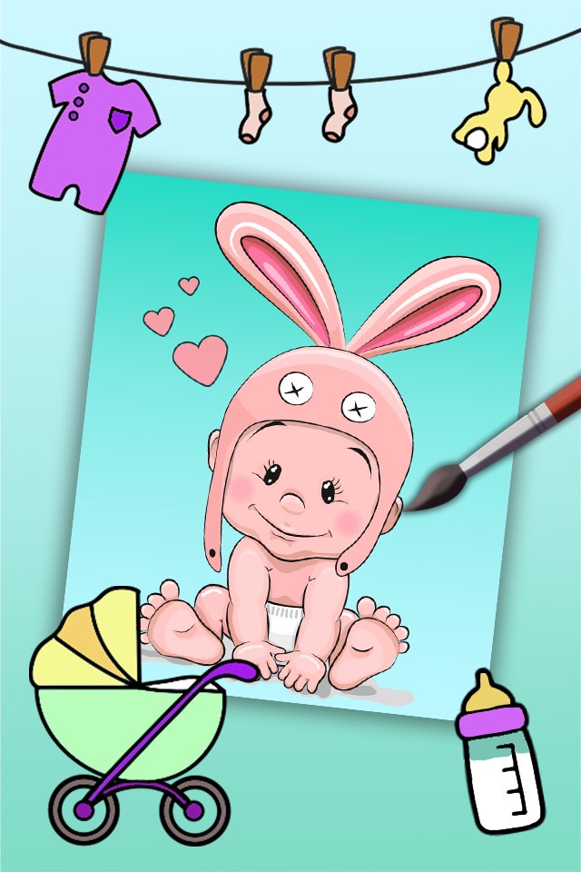 Paint Baby's Coloring Book screenshot 4