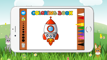 monde roquette livre de coloriage pour les enfants jeu gratuitCapture d'écran de 4