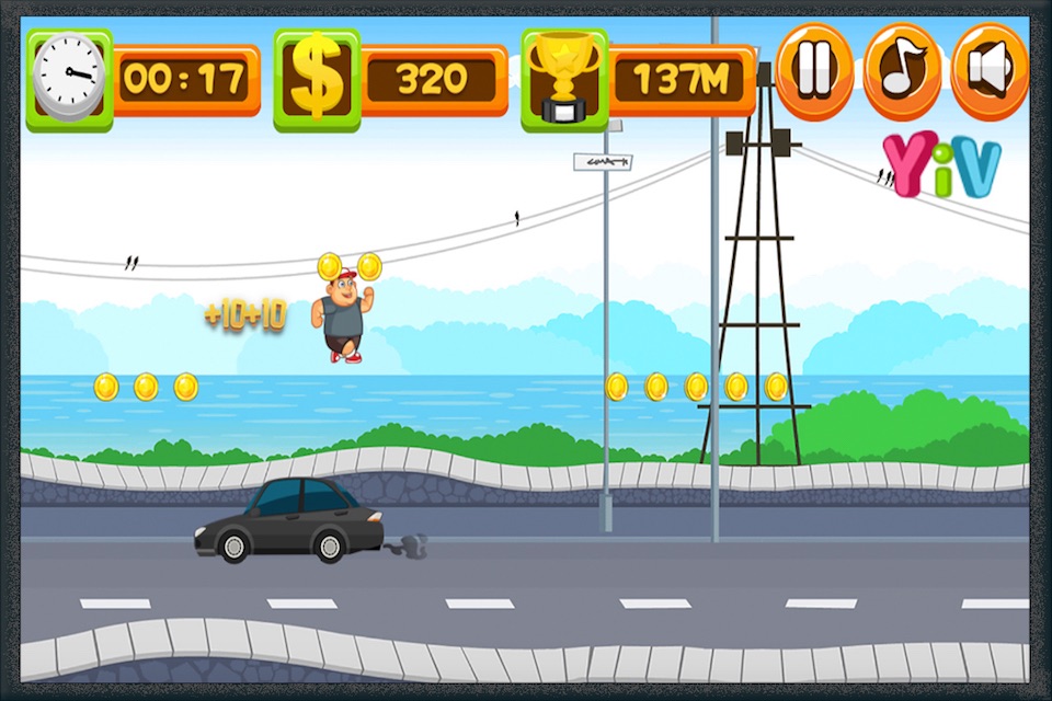Crazy Runner - Motu Running Jumping Game screenshot 2