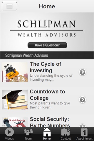 Schlipman Wealth Advisors screenshot 2