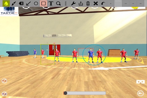 Handball 3D Tactics Library 1 screenshot 2