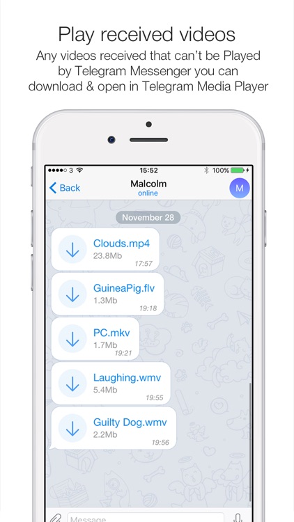 Telegram Player PRO - Media Player for Telegram Messenger screenshot-3