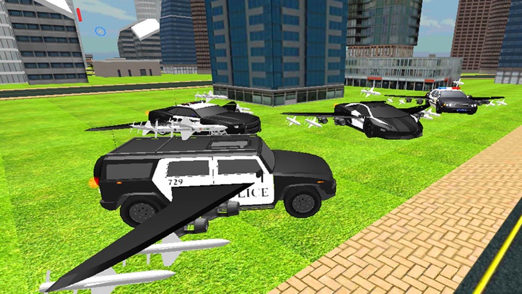 Flying Police Car 3D Driver – Reckless Chasing of Mafia Gangster Auto