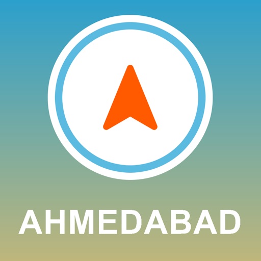 Ahmedabad, India GPS - Offline Car Navigation icon