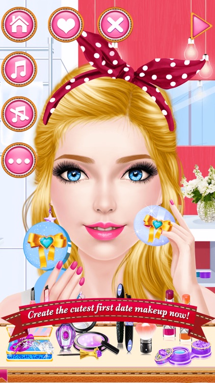 High School First Date Salon - Teenage Crush Story: SPA Dressup Makeover Game