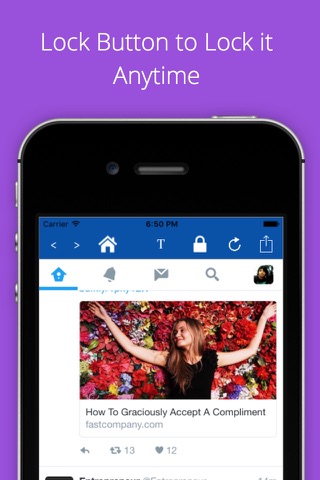 Mini for Twitter - with Lock Feature screenshot 3