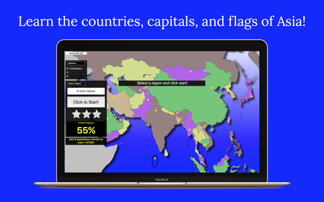 Asia Map Quiz Edu Edition(圖1)-速報App