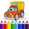 Cars, Trucks and other Vehicles - Coloring Book for Little Boys, Little Girls and Kids