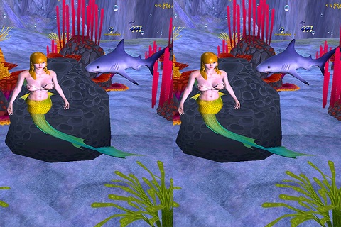VR Chase Little Flappy Underwater Mermaid screenshot 3