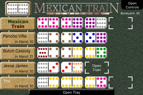 Mexican Train Dominoes screenshot 2