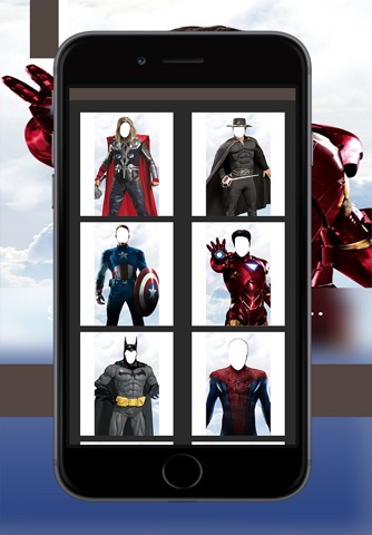 Superhero Man Photo Suit,Face Changer screenshot 4