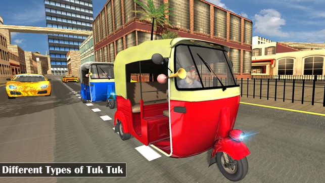 Futuristic Flying Tuk Tuk Simulator - Auto Rickshaw Driving(圖5)-速報App