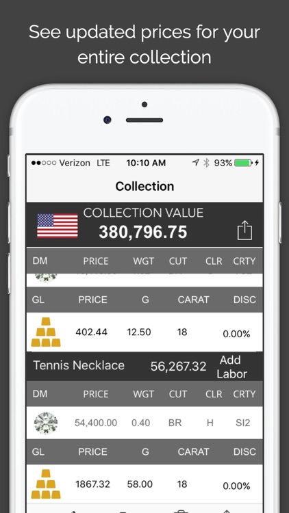 MyJeweler 2 - Diamonds, Jewelry and Metals pricing calculator screenshot-3