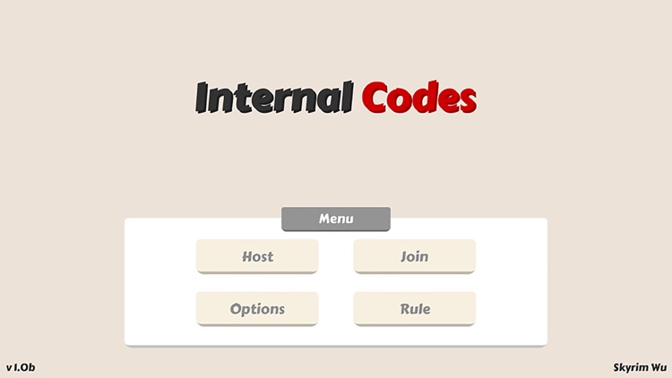 Internal Codes