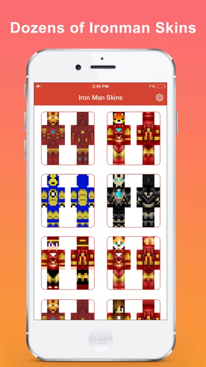 Iron Skins for Minecraft - ironman edition Free