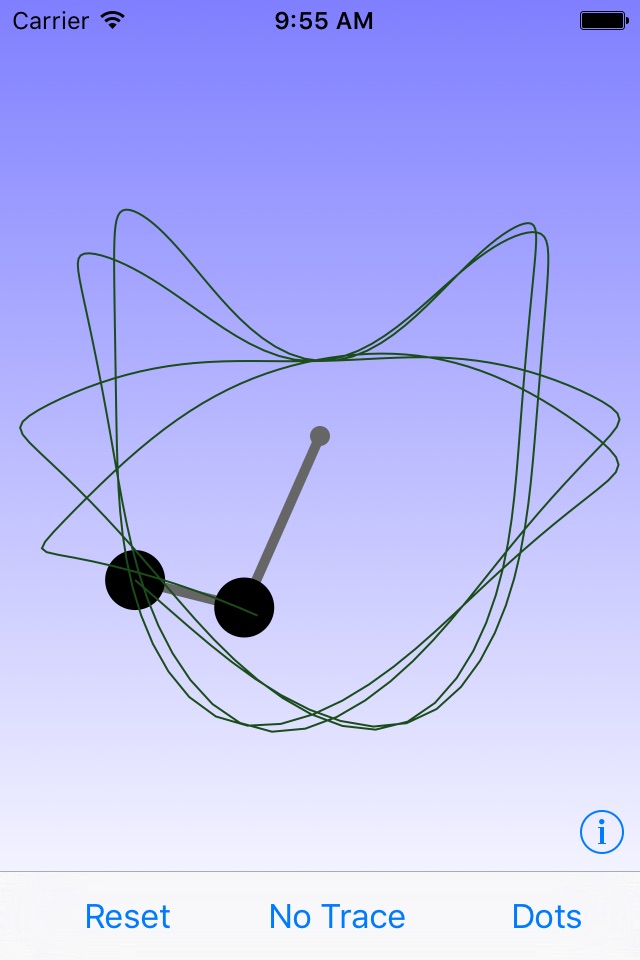 Double Pendulum Simulation screenshot 2