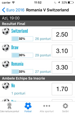 OLBG ponturi pariuri sportive Romania screenshot 2