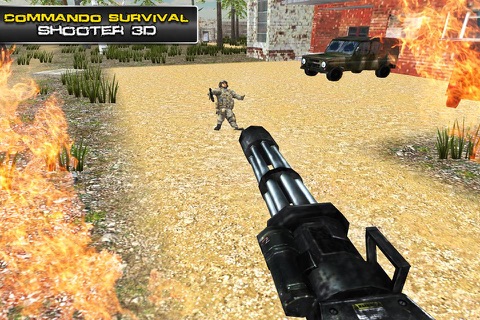 Commando Survival Shooter - 3D Assassin Survival Sim Game screenshot 4
