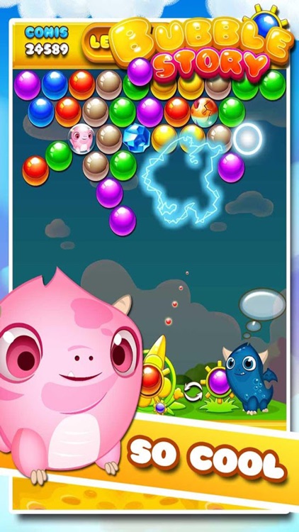 Bubble Shooter!Pop- Word Bubbles Witch 2 Guppies Mania Blast Games screenshot-3