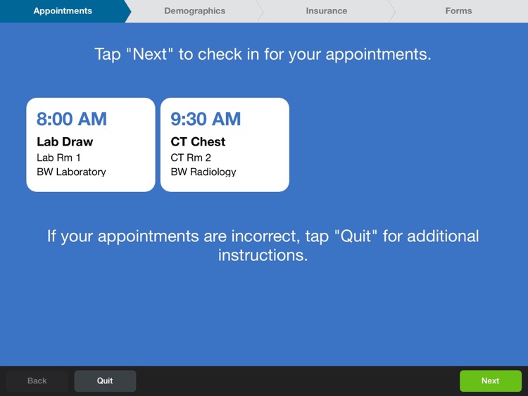 Patient Kiosk