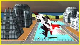 Game screenshot Futuristic F16 Flying Car Free Simulator – Jet fighter Car Air Stunts mod apk