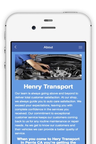 Henry Transport screenshot 2