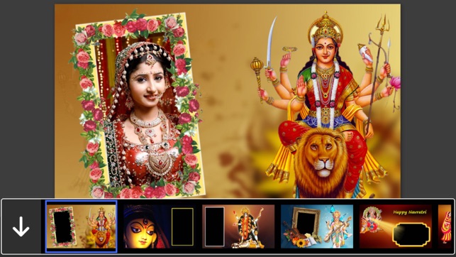 Navratri Photo Frames - Elegant Photo fr