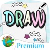 Pintar dibujar y colorear tu dibujo para niños de preescolar – Premium