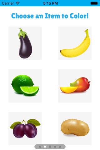Coloring Coloring Coloring Fruits & Veggies screenshot 3