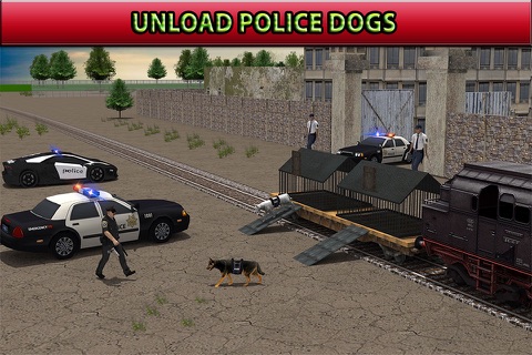 Police Dog Transport: via Police Transporter Train, Truck & Helicopter screenshot 3