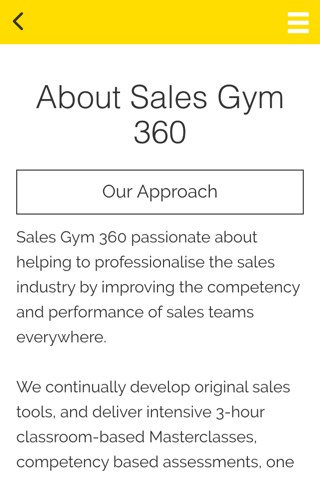 Sales Gym 360 Portal screenshot 2