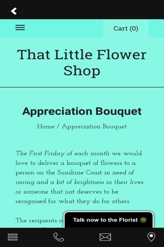 That little flower shop app screenshot 2
