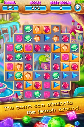 Jewels Deluxe - Match Magic Game screenshot 3