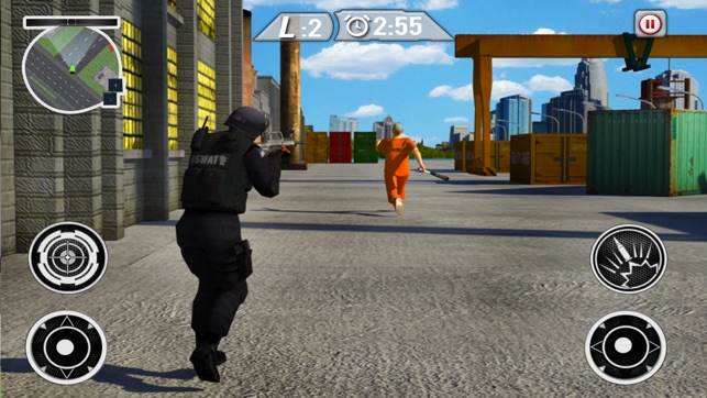 Sea-Port Prison Escape Police Officer: Cargo Transport Missi(圖1)-速報App