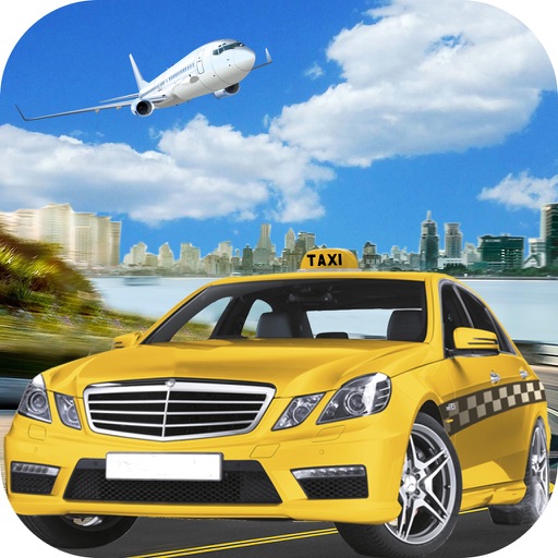 Bang Taxi Airport - Crazy Driver in City Car Driving Simulator Games icon