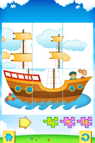 123 Kids Fun Puzzle Blue Games screenshot 4